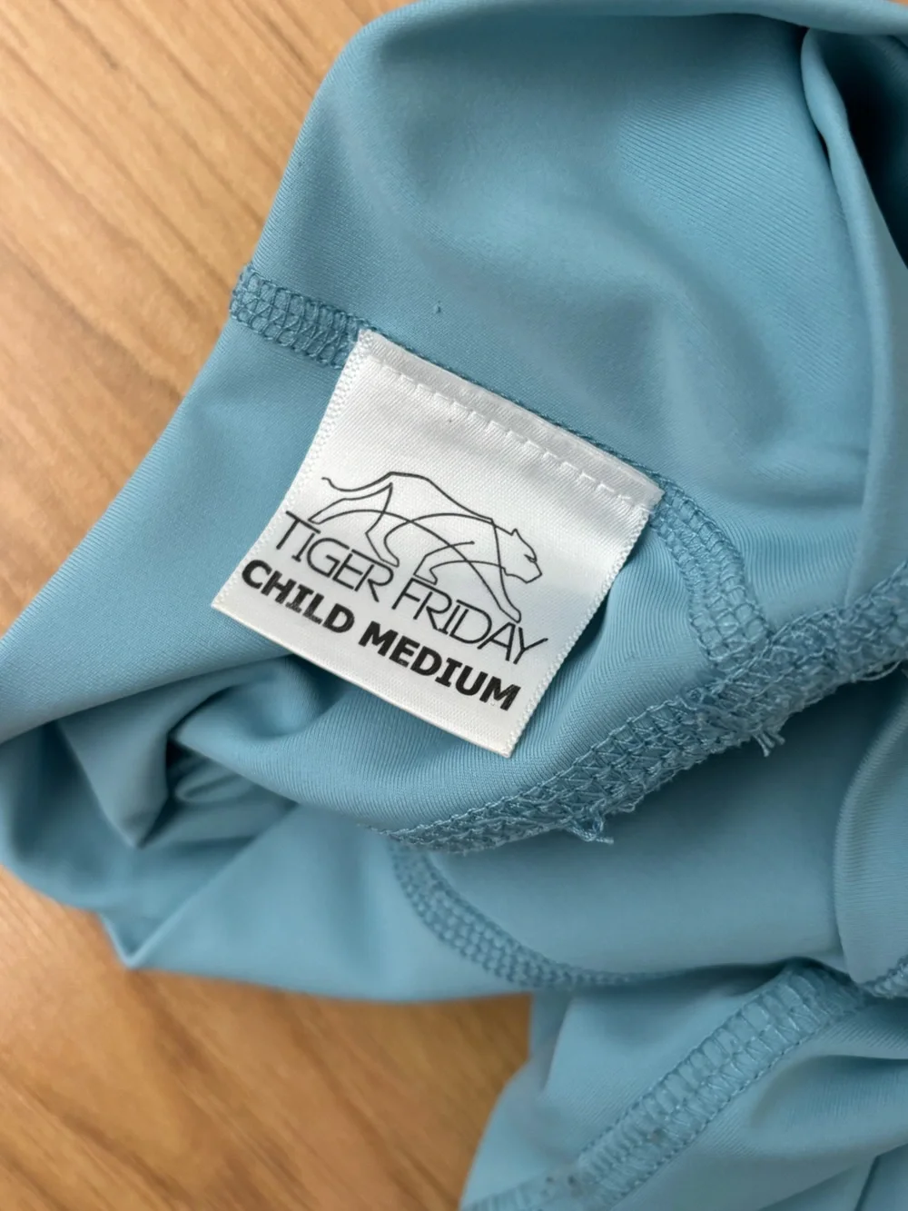Tiger Friday Light Blue Flared Leggings